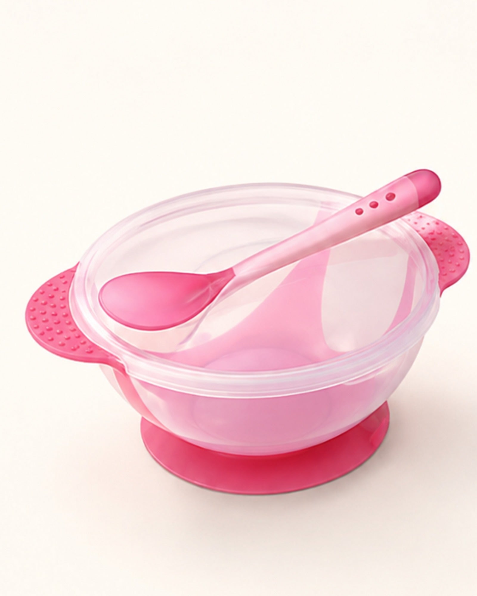 Baby feeding bowl set — Rose detail