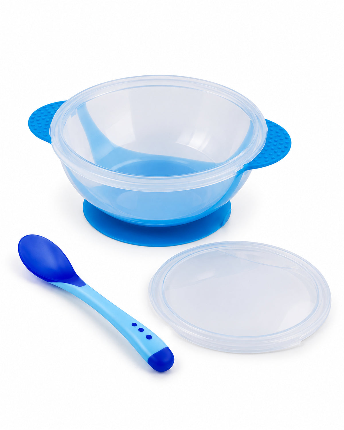Baby feeding bowl set, Sky bowl with separate spoon and lid