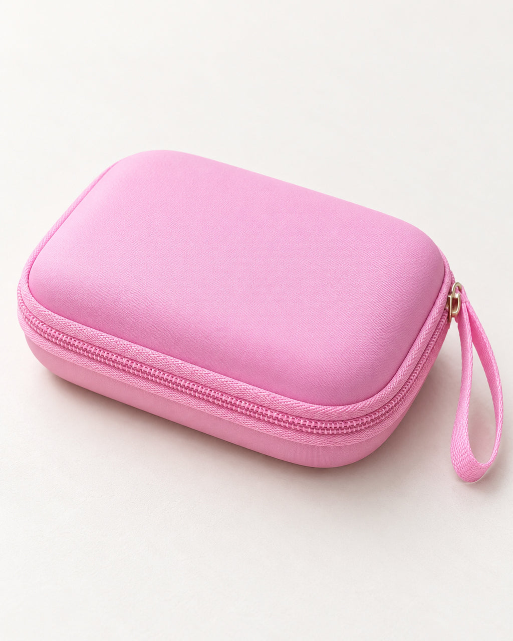 Baby care kit, Pink closed carrying case and zipper