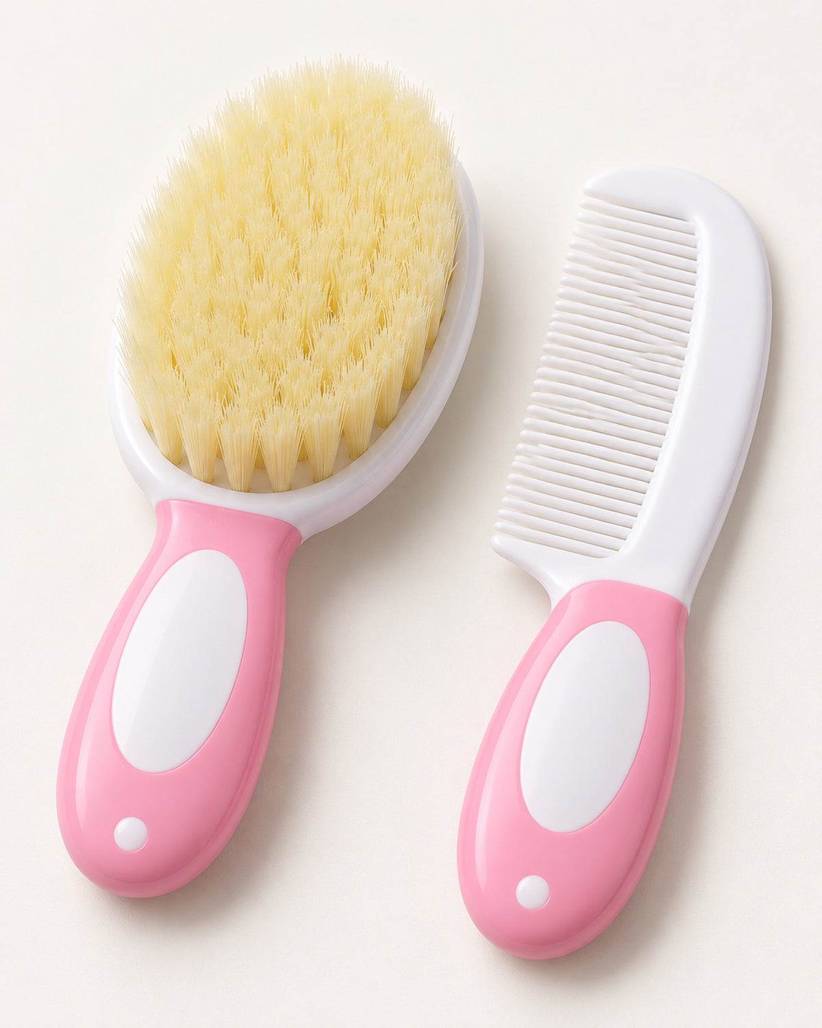 Baby care kit, Pink hairbrush and comb
